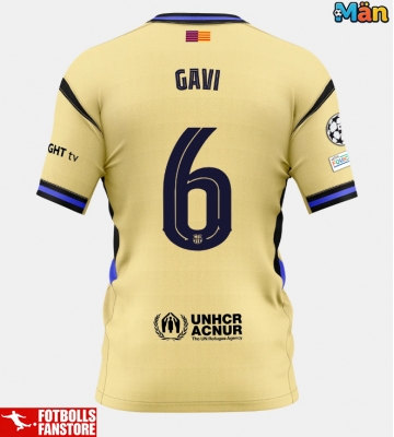 Barcelona Paez Gavi #6 Bortatröja 2025-26 Kortärmad